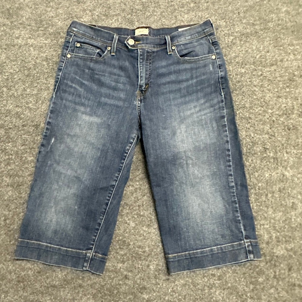 Levi's Capri Jeans Womens Size 10 Blue 515 Stretch Denim Cropped Medium Wash